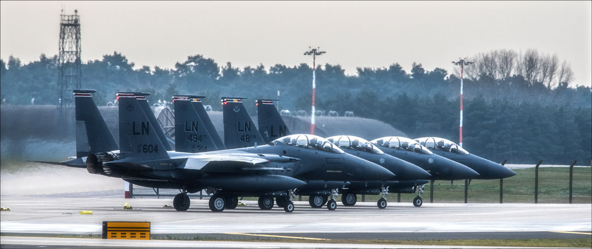 Fighter Pilots  heading off to work - Mark Rivers